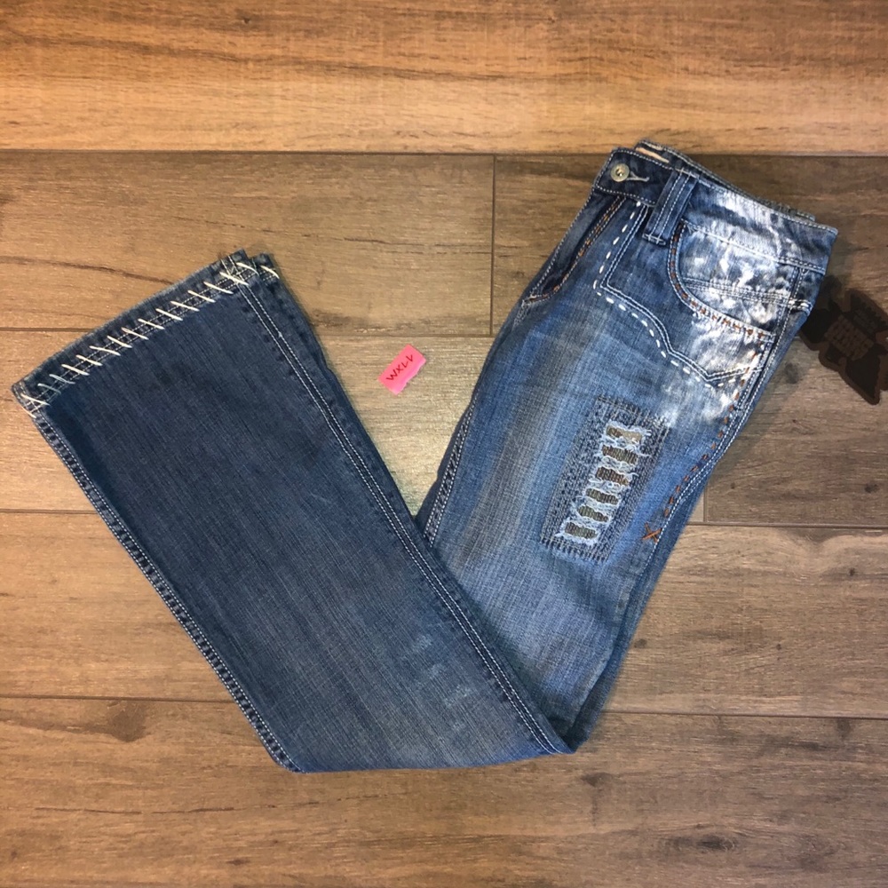 Antik Denim Jeans Ripped/ Faded Girls New